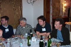  Roel, Wim, Dirk & Klaas at conference dinner
