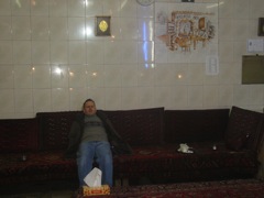  Photo of me after a long day discussing science and a tourist trip to one of the Shah's Palaces